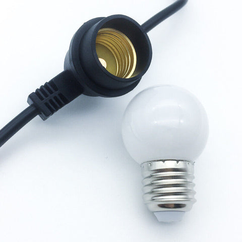 20m LED Bulb String Lights Fairy Party Christmas Wedding Party In/Outdoor Decor