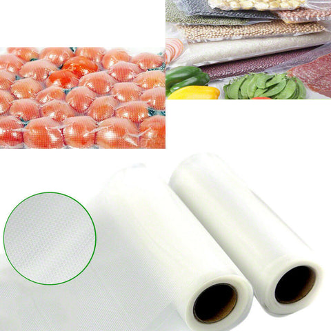 10x Vacuum Food Sealer Roll Bags Saver Seal Storage Heat Commercial