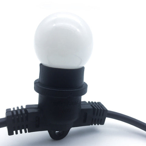 20m LED Bulb String Lights Fairy Party Christmas Wedding Party In/Outdoor Decor