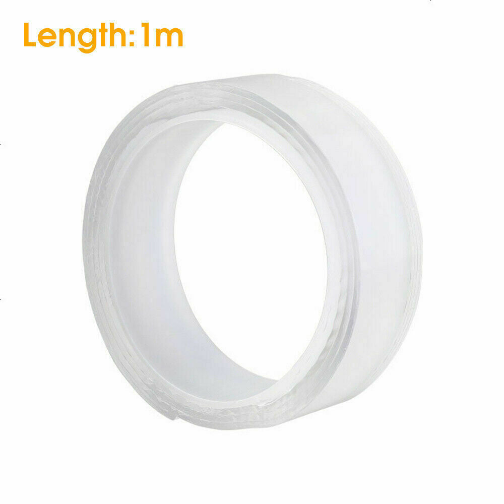 Traceless Clear Double-Sided Nano Tape Adhesive Invisible Gel Anti-Slip