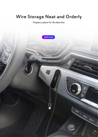 360° Rotate Universal Magnetic Car Mount Dash Phone Holder for iPhone Galaxy GPS