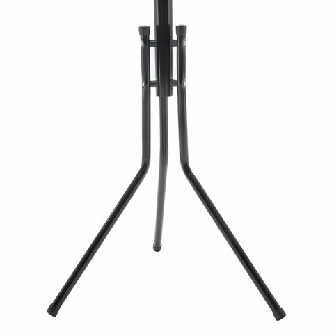 12 Hook Coat Hanger Stand 3-Tier Hat Clothes Rack Metal Tree Style Storage Black