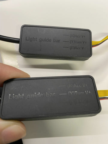 2PCS 60cm Sequential LED Strip Indicator Turn Signal DRL Daytime Running Lights