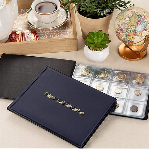 240 Slots Coin Holder Collection Storage Money Penny Pockets Album Book Folder