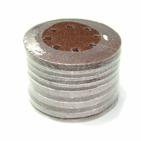 150pcs 125mm 5" Sanding Discs 60 80 100 120 240 Mixed Grit Orbital Sander Pads