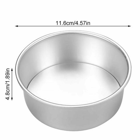 4/5/6/8 Inch Cake Mould Round DIY Cakes Pastry Mould Baking Tin Pan Reusable AU