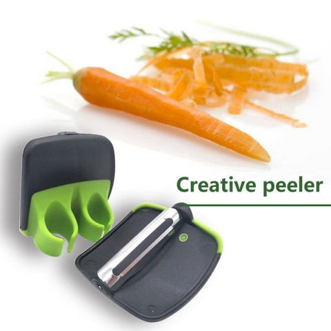 Fruit Peeler Double Finger Cutter