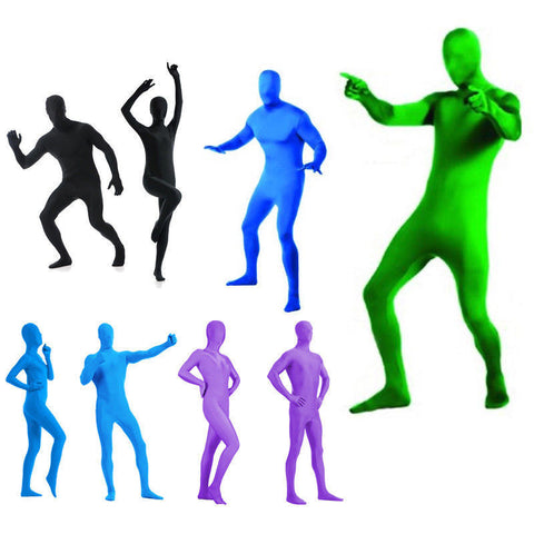 Full Body Adult Men Women Zentai Spandex Party Costume Suit Invisible Morph suit