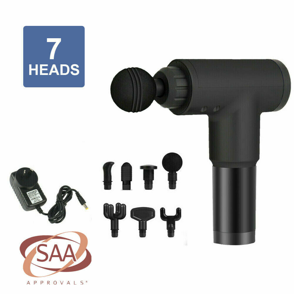 7 Head Massager Fascial Massage Gun KH-350 Percussion Vibration Muscle Massager