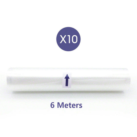 10x Vacuum Food Sealer Roll Bags Saver Seal Storage Heat Commercial