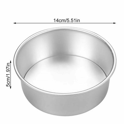 4/5/6/8 Inch Cake Mould Round DIY Cakes Pastry Mould Baking Tin Pan Reusable AU