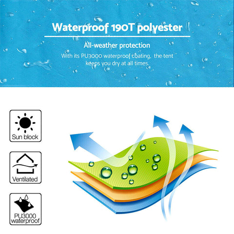 Pop Up Camping Beach Tent Portable Hiking Sun Shade Shelter Fishing