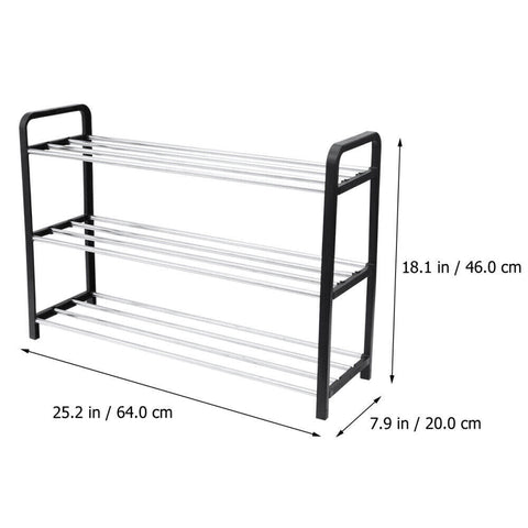 Shoe Rack Storage Organizer Shelf Stand Shelves 3/4/5 Tiers Layers Shoe Storage