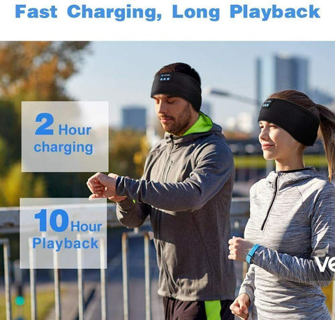 Wireless Bluetooth 5.0 Stereo Eye Mask Headphones Earphone Sleep Music Headband