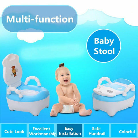 Safety Kids Baby Toddler Toilet Training Potty Trainer Cute Cartoon Seat Chair