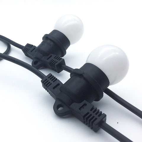 20m LED Bulb String Lights Fairy Party Christmas Wedding Party In/Outdoor Decor