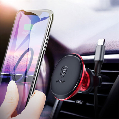 Genuine Baseus Car Mount Phone Holder Air Vent Magnetic Dock Phone GPS Stand AU