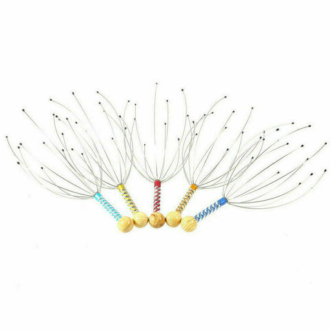Hand Neck Held Scalp Head Therapeutic Comfortable Massager Scratcher Relax Tool