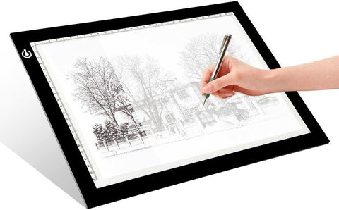 A4 LED Light Box Tracing Drawing Board Art Design Pad Copy Lightbox Day & Light