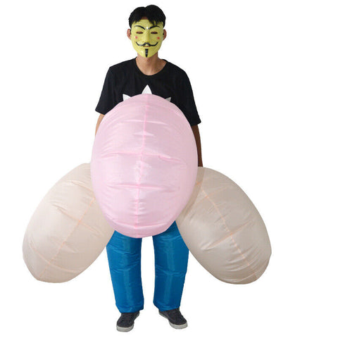 Inflatable Adult Costume Suit Fan Halloween Costume Party Funny Fancy Dress Part