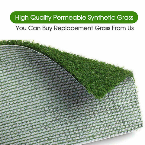 Indoor Dog Pet Potty Zoom Park Training Portable Mat Toilet Large Loo 64x51CM