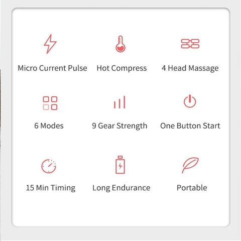 Cervical Smart Neck Massager Electric Vibrate With Remote Controller Pain Relief