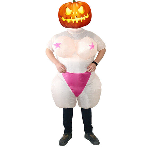 Inflatable Adult Costume Suit Fan Halloween Costume Party Funny Fancy Dress Part