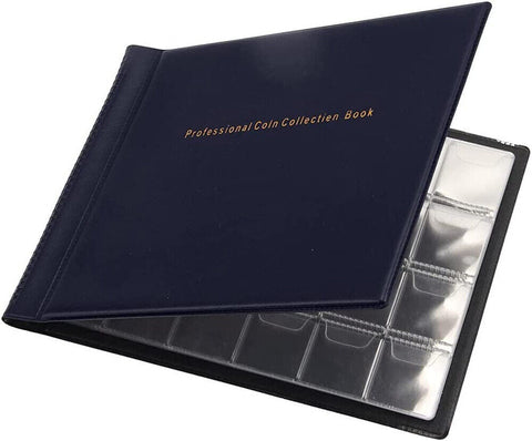 240 Coin Holder Collection Storage Collecting Money Penny Pockets Album Book AU