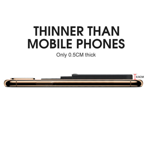 Silicone Mobile Phone Back Double Layers Card Holder Wallet 3M Stick On Adhesive