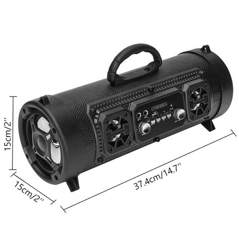 Portable Wireless Bluetooth Speakers Stereo Bass USB/TF/ Radio Outdoor Subwoofer