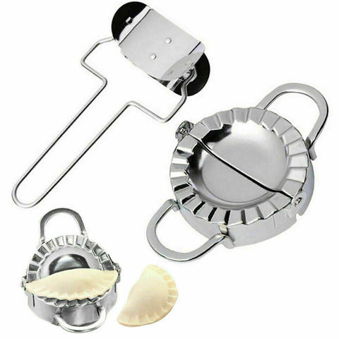 10PCS Dumpling Maker Stainless Steel Dough Press Pie Ravioli Making Mold Mould Tool