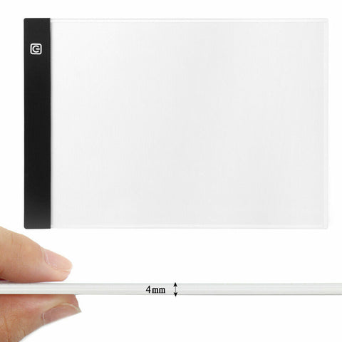 A4 LED Light Box Tracing Drawing Board Art Design Pad Copy Lightbox Day & Light