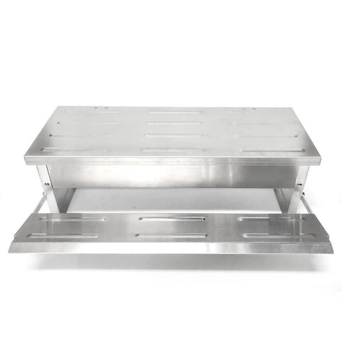 8.2L Automatic Chicken Food Feeder Treadle Self Opening Feed Galvanized AUStock