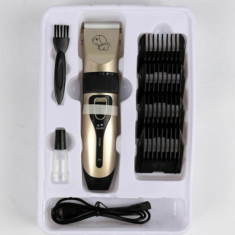 Dog Clipper Comb Set Hair Trimmer Blade Cat Pet Grooming Horse Cordless Electric