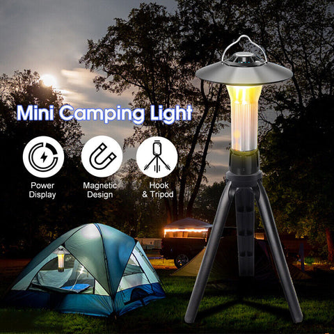 USB Rechargeable Lanterns Portable Hanging Lamp Camping Lights Mini Tent Light