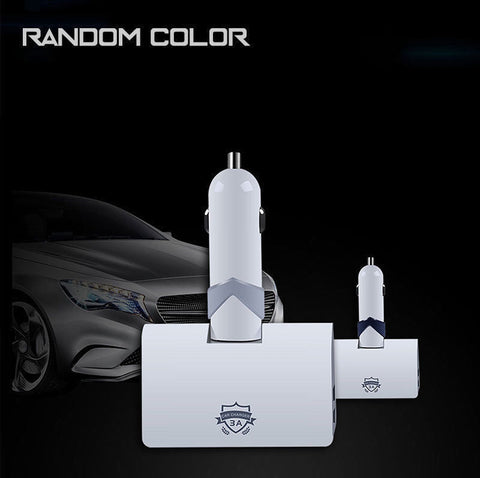 12-24V Dual USB Car Charger / Cigarette Lighter Socket Splitter 80W 3A Output