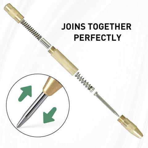 125MM Heavy Duty Automatic Centre Punch Brass Bodied Spring Loaded Auto Punch