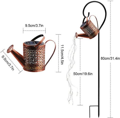 Solar LED Garden String Light Outdoor Path Decor Lights Lawn Lantern Lamp Stand