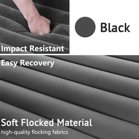 Inflatable Car Back Seat Mattress Portable Travel Camping Soft Rest Air Bed SUV