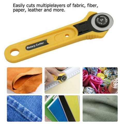 28mm Wheel Rotary Cutter Quilting Sewing Roller Fabric Round Cutting Craft Tools