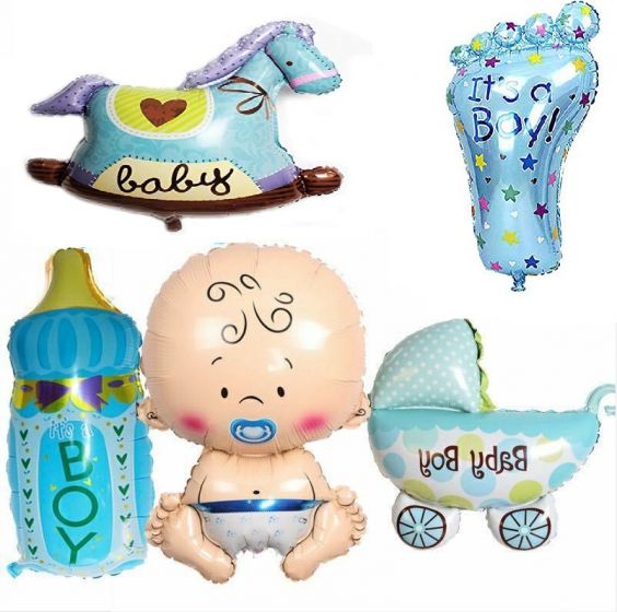 5PCS Baby Shower Balloons