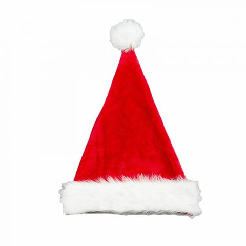 Christmas Santa Hat Red And White Xmas Cap