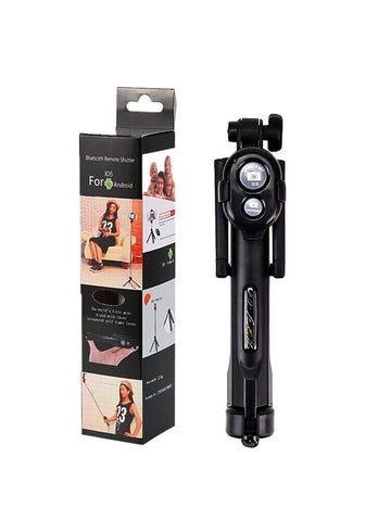 Unipod Selfie Stick Handheld Tripod Bluetooth Shutter Remote For Phone Universal