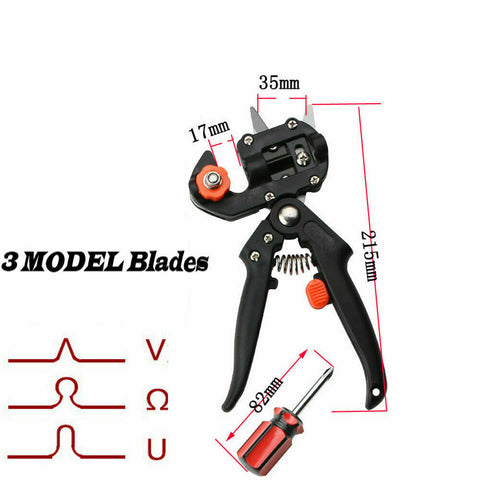 Garden Grafting Tool Set Kit Fruit Tree Pro Pruning Shears Scissor Cutting Tools