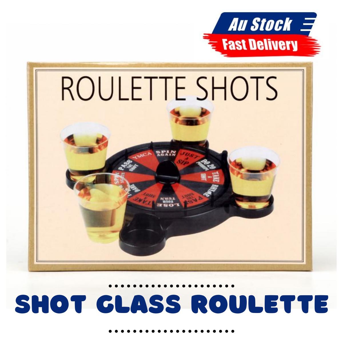 Drinking Party Game Set - Roulette Wheel of Fortune Game For Fun!