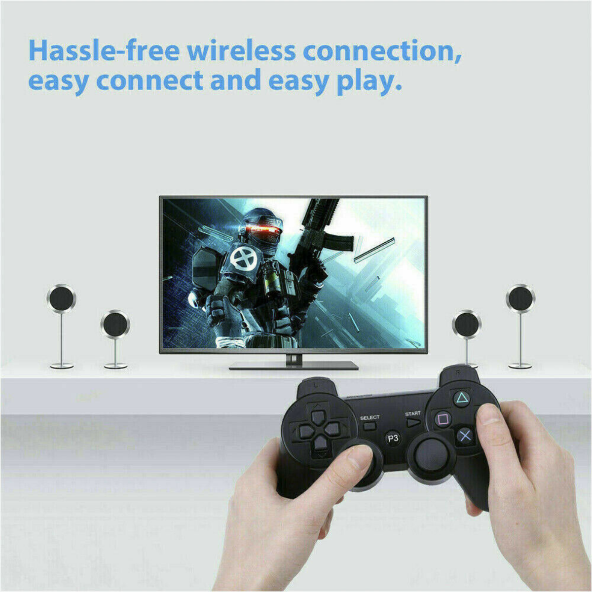 Bluetooth Dual Shock Wireless Controller Remote Gamepad Joystick Gamepad