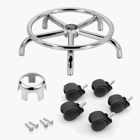 Salon Stool Hairdressing Massage Chair Black Swivel Barber Hydraulic Lift PU