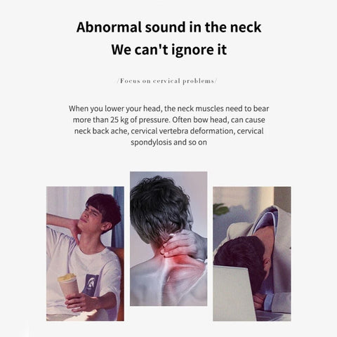 Cervical Smart Neck Massager Electric Vibrate With Remote Controller Pain Relief