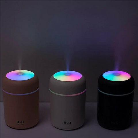 Car Air Purifier USB Diffuser Aroma Oil Humidifier Mist Led Night Light Home