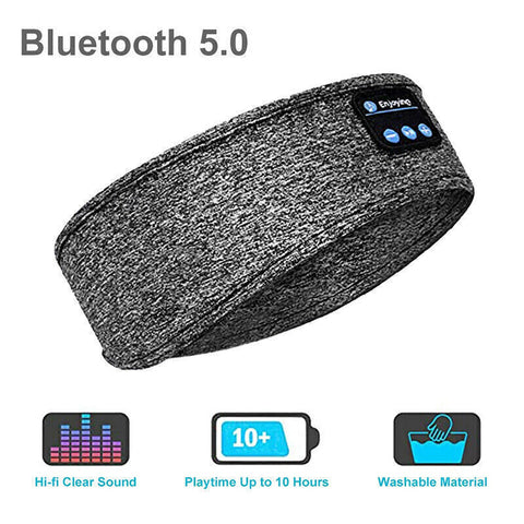 Wireless Bluetooth 5.0 Stereo Eye Mask Headphones Earphone Sleep Music Headband